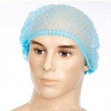 Mob Cap Twin Banded BLUE X 100