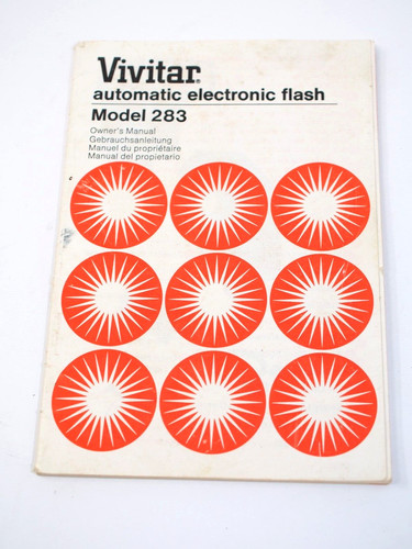 Vivitar 283 flash - vivitar,