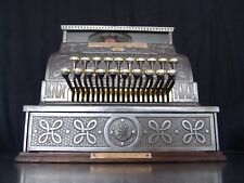 1905 Antique Cast Iron Ionic Pattern National Cash Register / NCR / Till