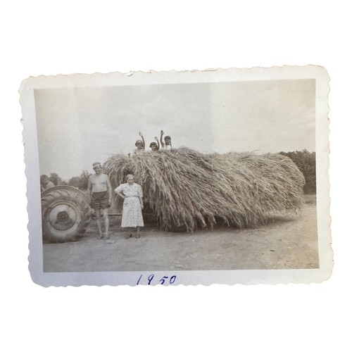 1950 farm tractor - tractor, wagon
