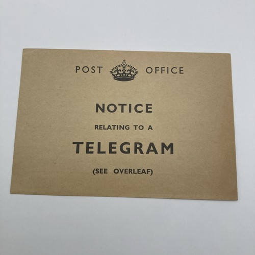 1938 post office telegram - post,