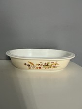 M&S Harvest Oval Serving Dish and Pie/Serving Dish Oven to Tableware 80s Vintage