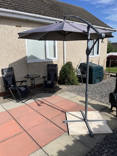 Large garden parasol - garden, 3metres