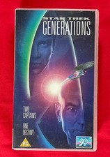 Star Trek Generations VHS Video Tape