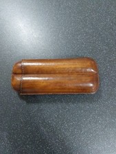 A Leather 2 Finger Cigar Case