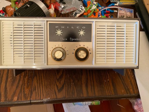 Vintage philco twin speaker - vintage,