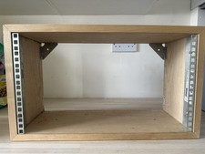 Wooden rack case with metal - rack,