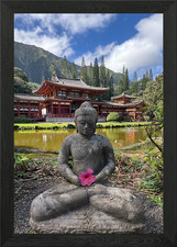 Buddha Statue in Temple Garden