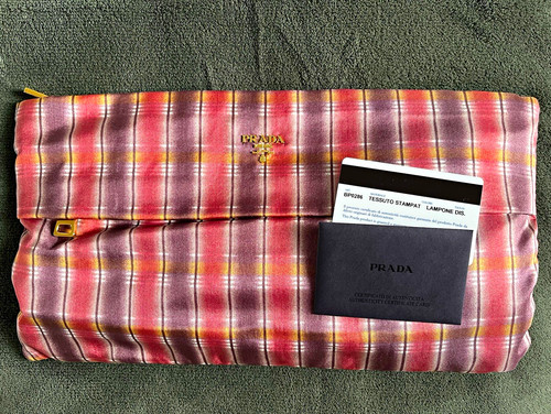 Prada milano plaid - prada, canvas