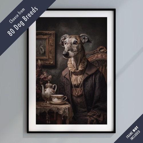 Dressed dog tea party - dressed,