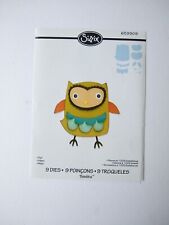 Sizzix Thinlits Die Set Owl 669909 Owl 9 Dies Cardmaking Craft Discontinued Rare