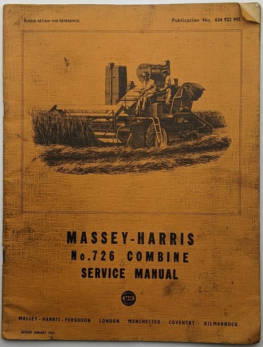 Massey harris service manual - harris,