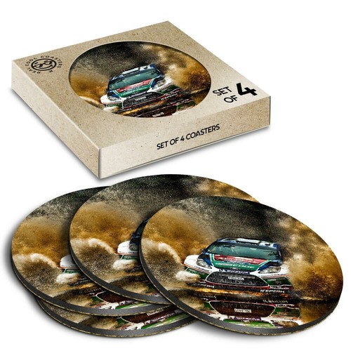 Boxed round coasters - round,