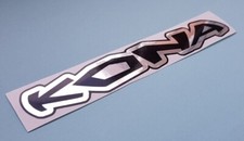 Kona Logo Silver Chrome Decal for Bike MTB DH AM XC CX Enduro