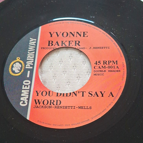 Yvonne baker you didn - -,