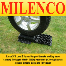 Milenco 3018 Stacka Level 3 Set Caravan or Motorhome Levels rated up to 6000kgs