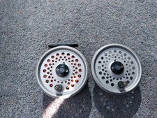 INTREPID RIMFLY KINGSIZE FLY REEL AND SPARE SPOOL WITH INT #5 LINE