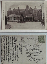 Postcard - Main Entrance, Blackwell Sanatorium, Bromsgrove 1913 - Sent Free