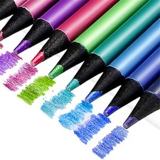 12 Metallic Pencils Intense