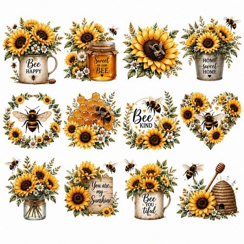 Pcs sunflower bee - 12,
