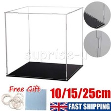 Large Acrylic Display Case Dustproof Box Perspex Clear Collectibles Models