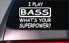 Bass 8" sticker decal *G354*