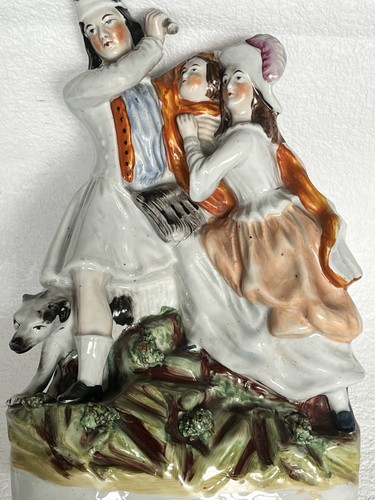 Rare staffordshire flat back - staffordshire,