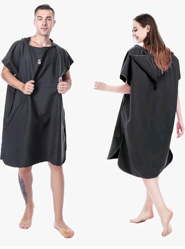 Microfiber surf poncho with - microfiber,