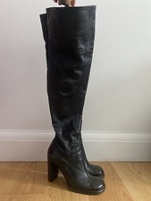 Mulberry Black Thigh High