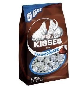 Milk chocolate kisses - chocolate, 56