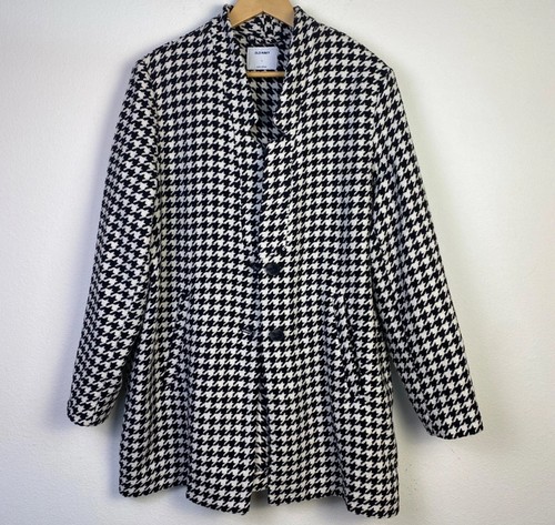 Old navy coat black white - coat,