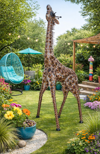 Large standing metal - large,