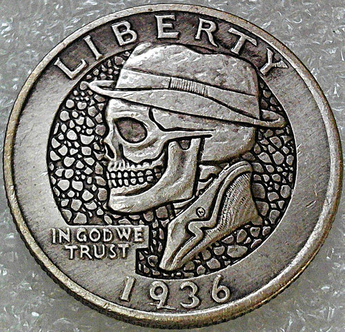 Hobo novelty nickel skull - novelty,