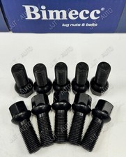 Alloy Wheel Bolts Black Fits