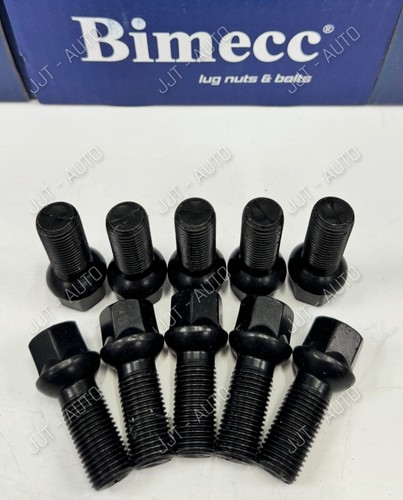 Alloy wheel bolts black fits - black,