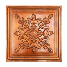 False tin ceiling tiles archaic copper color decor wall panels PL07 10pcs/lot
