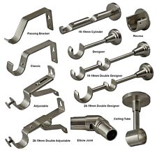 Brushed Chrome Curtain Pole