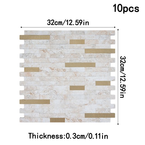 10x self adhesive mosaic wall - self,