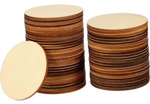 Wooden circle disk shape - disk, craft