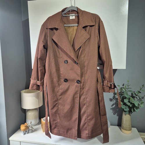 Brown red checked - brown,