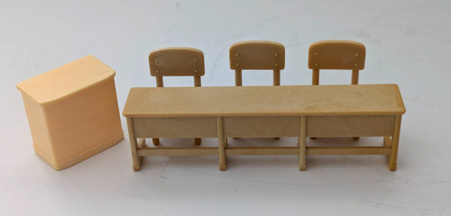 Sylvanian school spares desk - sylvanian,