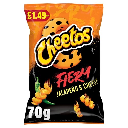 Cheetos fiery jalapeno - jalapeno, &