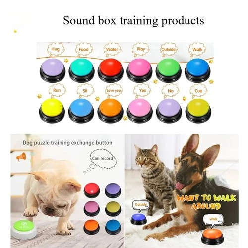 8pcs dog talking buttons voice - buttons,