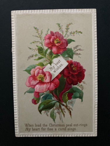 Victorian christmas greeting - victorian,