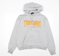 Thrasher Grey Flame Logo