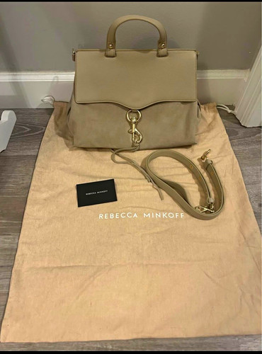 Rebecca minkoff beige satchel - minkoff,