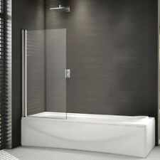 800x1400mm 180 Pivot Shower Bath Screen Frameless Over 6mm Glass Door Panel