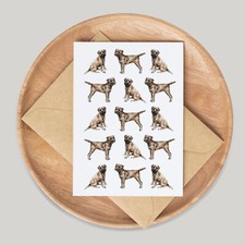 Border Terrier Dog Card Hand