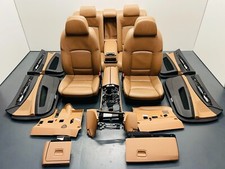 BMW F01 Lci 2012-2015 Sattel Brown Leather Comfort Seats Heated Front Rear #061