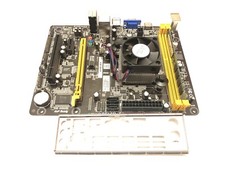 BIOSTAR AMD AM1MHP HDMI USB3 motherboard + QUAD CORE ATHLON 5350 Ideal HTPC +4GB